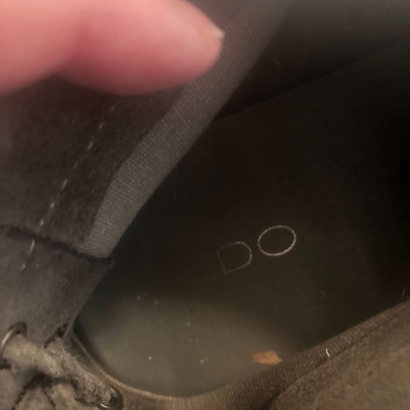 Size 8 ALDO leather ankle boot moccasin - Picture 2 of 3